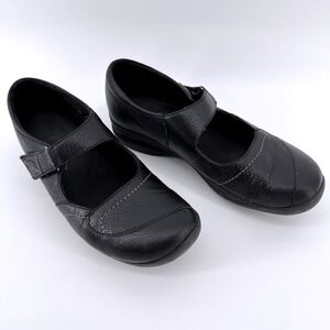 Clarks Unstructured Un.Loop Mary Jane Shoes Womens 9M Black Leather 35743